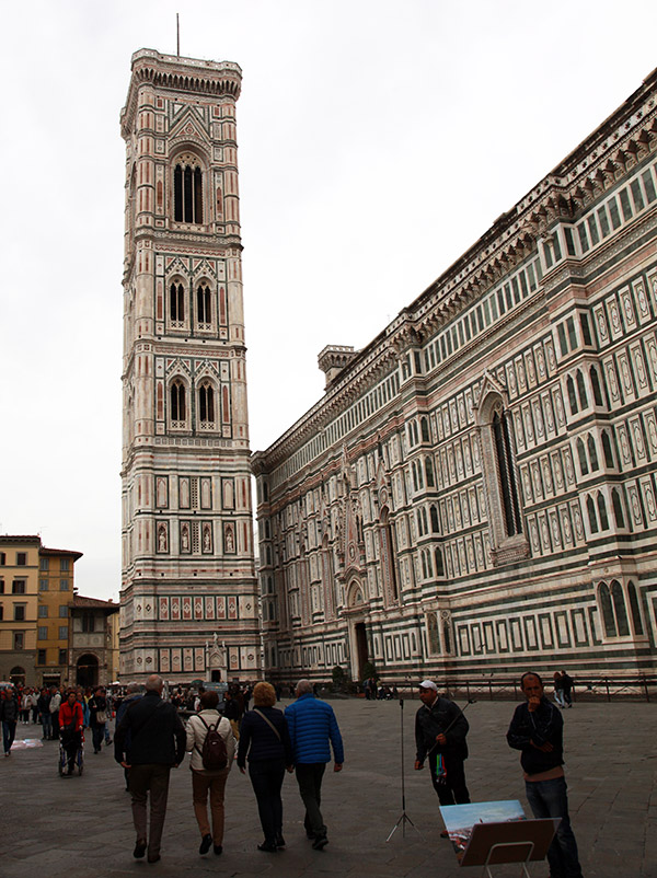 Campanile in Florence, de klokkentoren